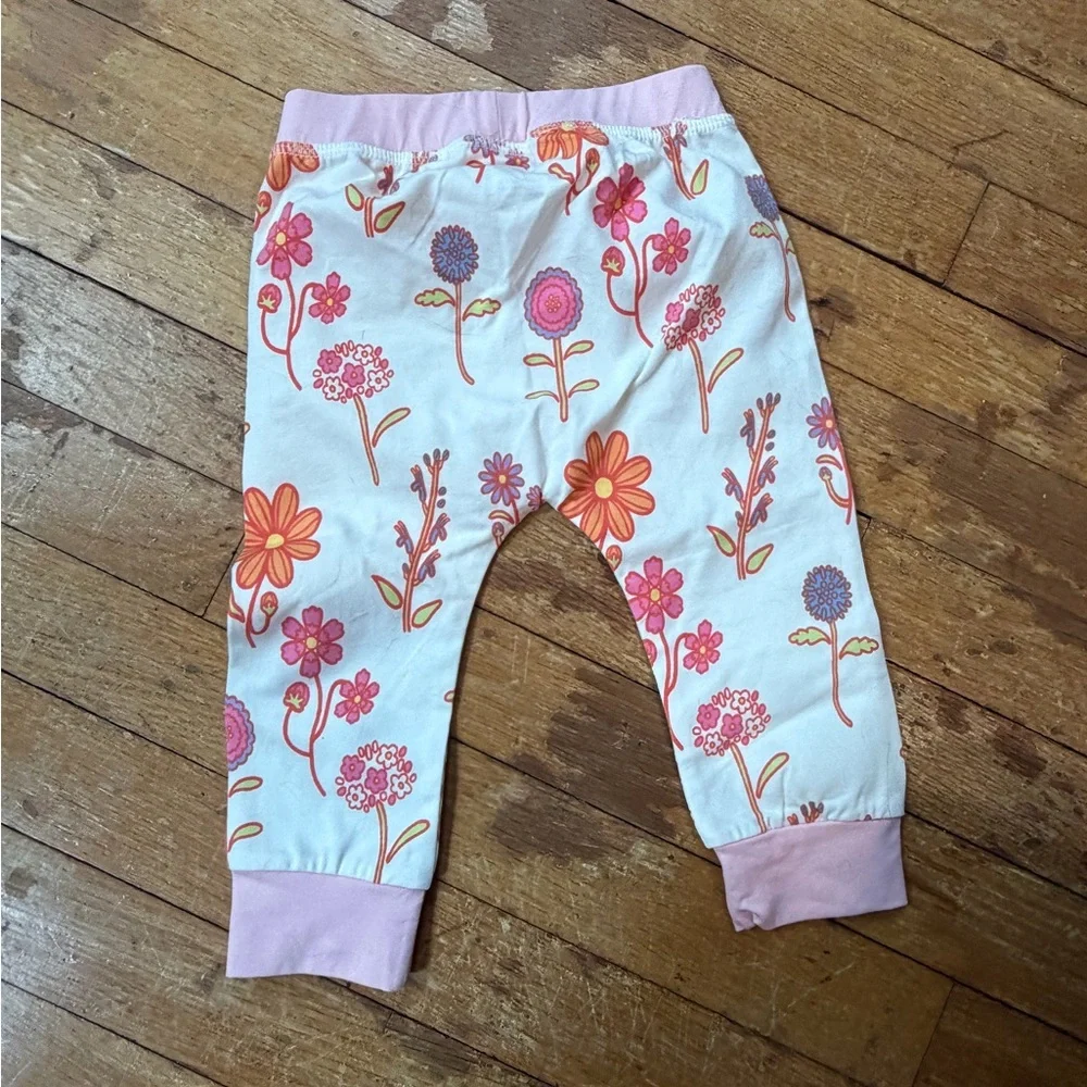 NWOT Girls organic cotton Monica + Andy pants size 9-12M